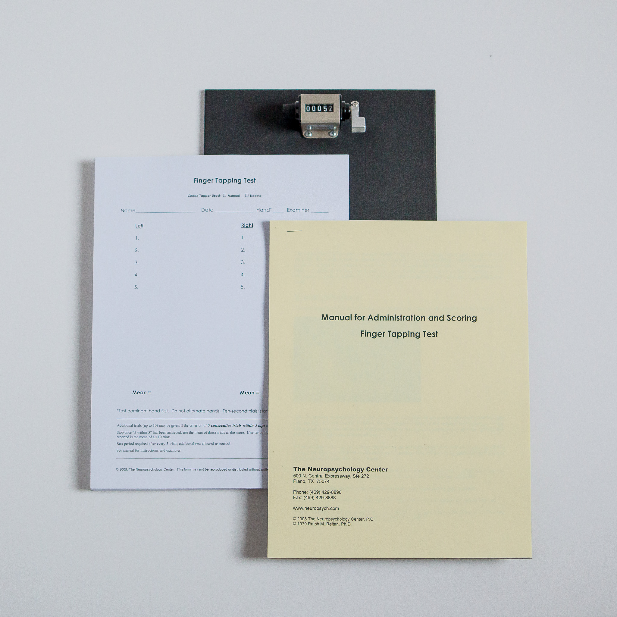 Finger Tapping Test Adults Older Children The Neuropsychology Center