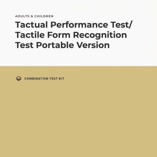 Tactual Performance Test / Tactile Form Recognition Test - All Ages Portable Version