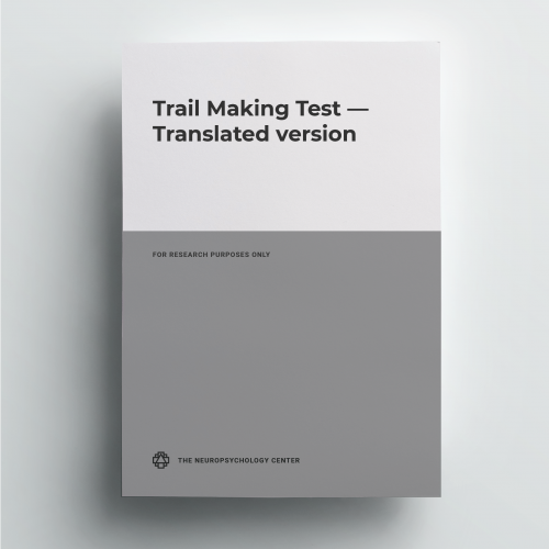 Trail Making Test - Translated versions