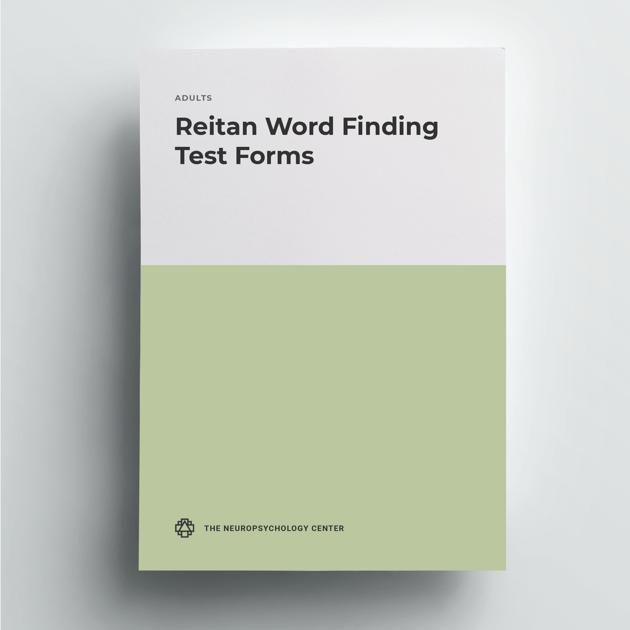 Reitan Word Finding Test Forms